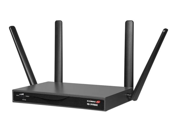Edimax Pro 4G-7449AC - Trådlös router - WWAN 3-ports-switch - Wi-Fi 5 - Dubbelband - 4G - väggmonterbar