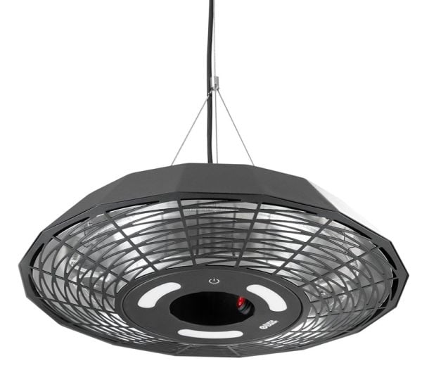 Targus TunaBone TB2068C-01 infrarød terrassevarmer 2000 W, 1 effekttrinn, egnet for rom opptil 20 m², sort, IP45