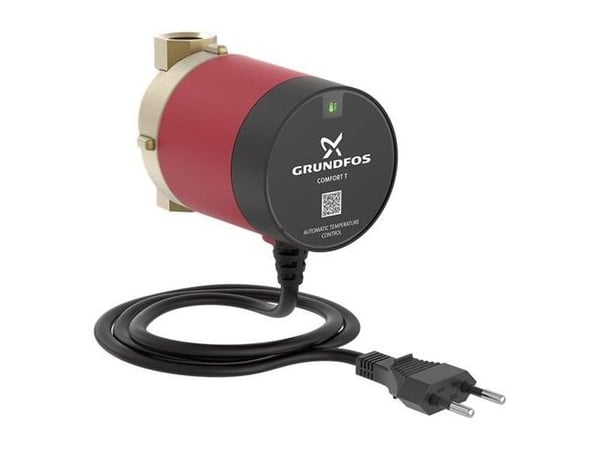 Grundfos COMFORT 15-14 B T - Kiertovesipumppu 80 mm lämpimälle käyttövedelle