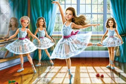Castorland LITTLE BALLERINAS, 260 stykker, Ballett, 8 år