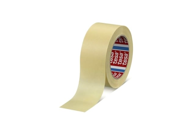 Tesa 4323 - Maskeringstape - 50 mm x 50 m - lett kreppet papir - lys beige