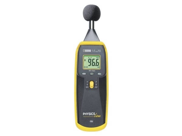 Chauvin Arnoux C.A 832 Lydniveau-måleapparat 37 - 130 dB 31,5 Hz - 8000 Hz