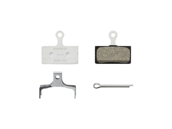 Shimano WO-EBPG05ARXA, Bremsekloss, Sort, Brun, Hvit