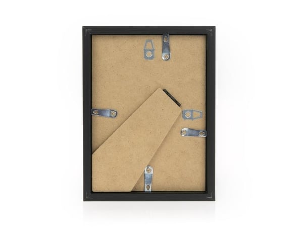 ZEP V4568B, Enkel bilderamme, Tre, Svart, Bord, Vegg, 10 x 15 cm, Rektangulær