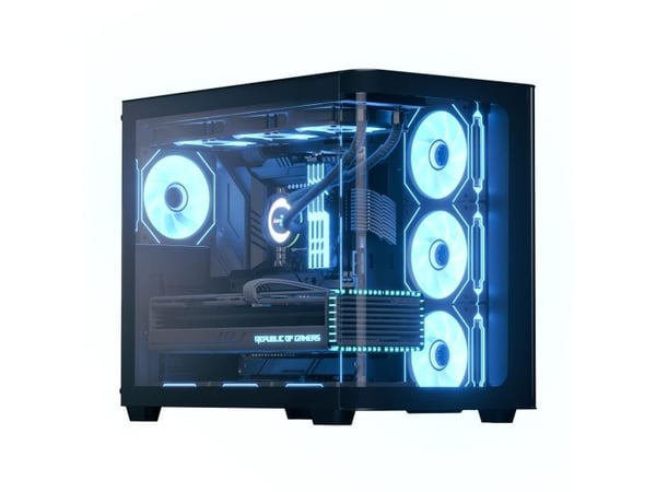 Aerocool P500C, Midi Tower, PC, Sort, ATX, Micro ATX, Mini-ITX, SPCC, Herdet glass, Spilling