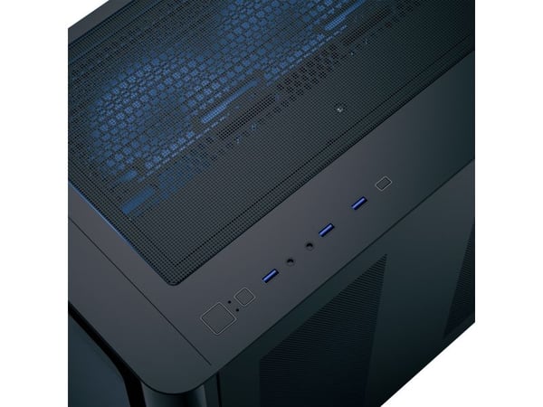 Aerocool P500C, Midi Tower, PC, Sort, ATX, Micro ATX, Mini-ITX, SPCC, Herdet glass, Spilling