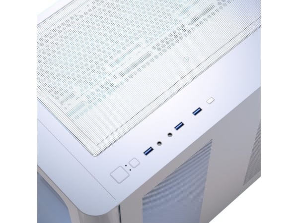 AeroCool PC-kotelo P500C-G-WT-v1 Mid-Tower Valkoinen