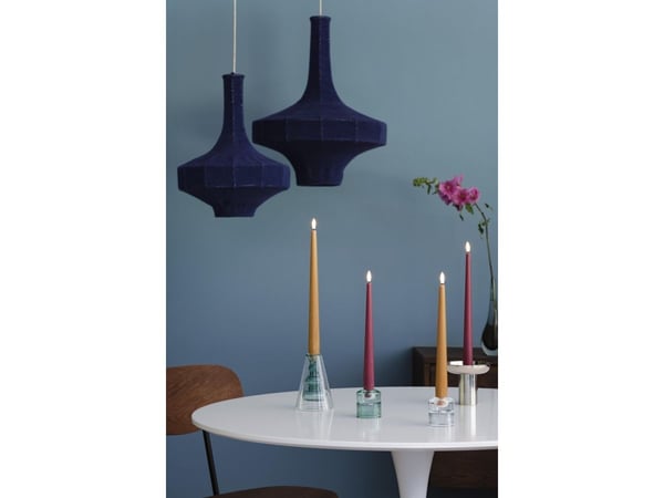 Moods & More LED-kronljus i vintage rose Ø 2,3 cm x H 25 cm – 2 st