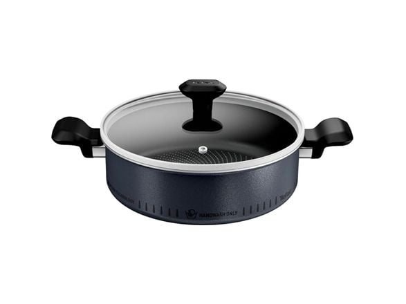 DJUP STEKPANNA TVÅ HANDTAG 24cm MED LOCK SÅ LÄTT Tefal