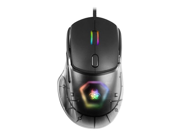 Tracer GameZone NEON - Mus - ergonomisk - RGB - høyrehendt - optisk - 7 knapper - kablet - USB
