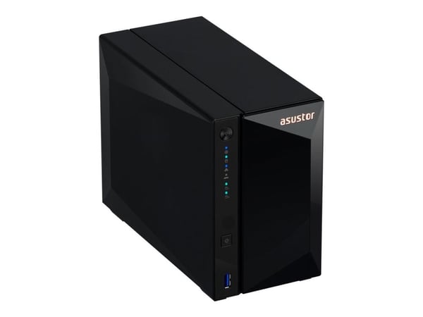 ASUSTOR Drivestor 2 Pro Gen2 AS3302T v2 - NAS-server - 2 brønner - SATA 6Gb/s - RAID JBOD, 0, 1 - RAM 2 GB - 2.5 Gigabit Ethernet - iSCSI støtte