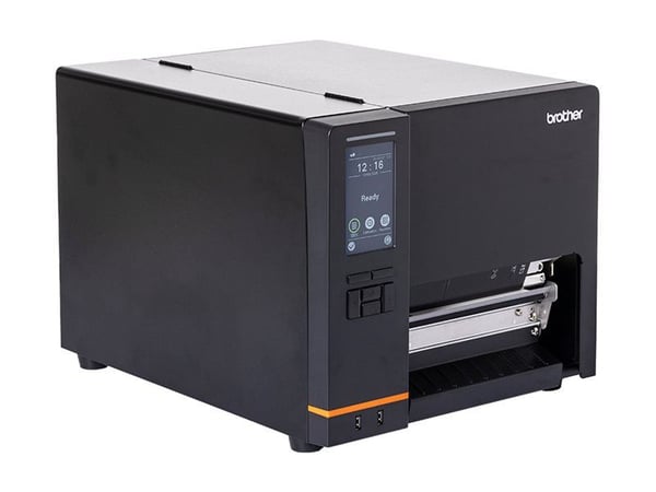 Brother TJ-6421TN - Etikettskriver - direktetermisk / termisk overføring - Rull (17,27 cm) - 203 dpi - inntil 304.8 mm/sek - seriell, USB 2.0, USB-...