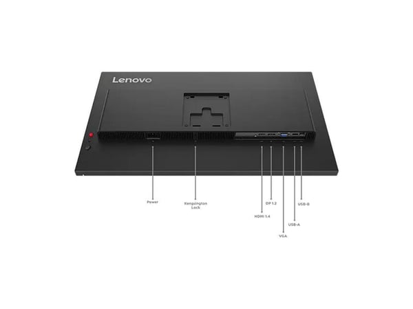 Lenovo ThinkVision T27-40 - LED-skjerm - 27" - 1920 x 1080 Full HD (1080p) @ 120 Hz - IPS - 300 cd/m² - 1500:1 - 4 ms - HDMI, VGA, DisplayPort - ek...