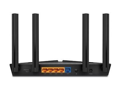 TP-Link Archer AX10 - Trådløs ruter 4-portssvitsj - 1GbE - Wi-Fi 6 - Dobbeltbånd