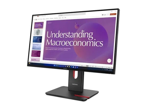 Lenovo ThinkVision T24d-40 - LED-skjerm - 24" (23.8" synlig) - 1920 x 1080 Full HD (1080p) @ 120 Hz - IPS - 250 cd/m² - 1500:1 - 4 ms - HDMI, Displ...
