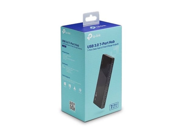 TP-Link UH700 - Keskitin - 7 x SuperSpeed USB 3.0 - pöytätietokoneet