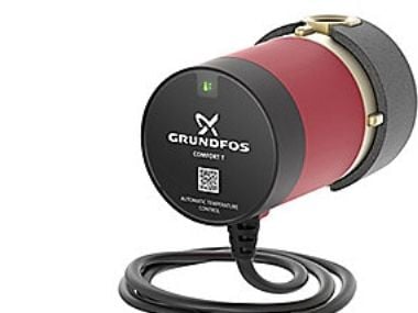 Grundfos COMFORT 15-14 B T - Cirkulationspumpe 80 mm. Til brugsvand