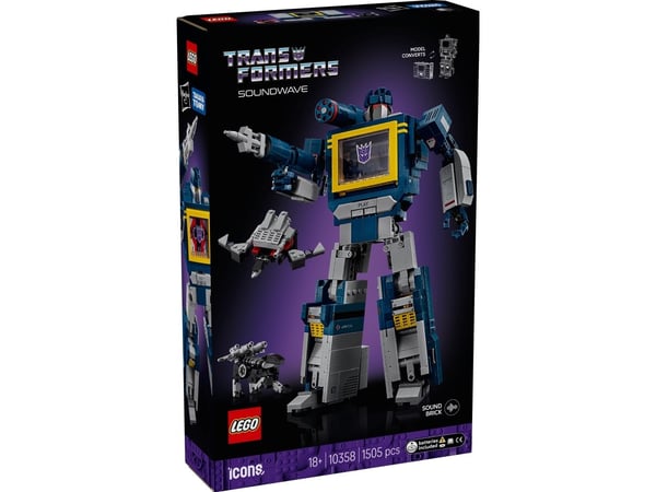 LEGO Icons 10358 Transformers: Soundwave