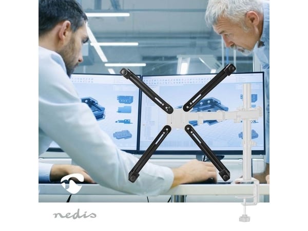 Nedis 5412810419227, VESA-adapter, Sort, Metall, Plast, 8 kg, Bord, 75 x 75,100 x 100 mm
