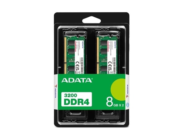 ADATA Premier Series - DDR4 - sett - 16 GB: 2 x 8 GB - SO DIMM 260-pin - 3200 MT/s / PC4-25600 - 1.2 V