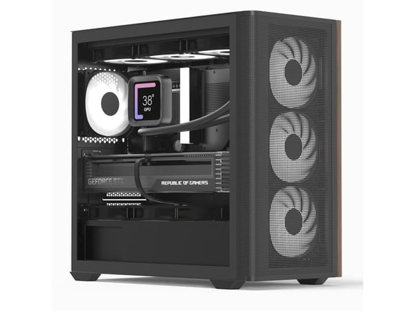 Aerocool D301A, Mini Tower, PC, Sort, Tre, Micro ATX, Mini-ITX, Akrylonitril-butadien-styren (ABS), SPCC, Spilling