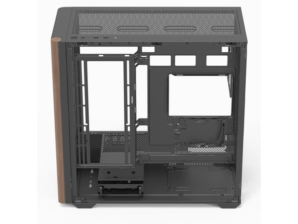 Aerocool D301A, Mini Tower, PC, Sort, Tre, Micro ATX, Mini-ITX, Akrylonitril-butadien-styren (ABS), SPCC, Spilling