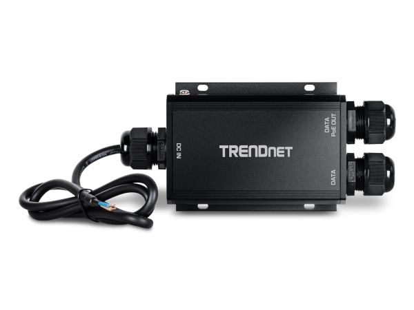 TRENDnet TI-O119GI - Version 1 - strøminjektor - IP67, outdoor - DC 24 - 57 V - 95 watt - utgangskontakter: 1