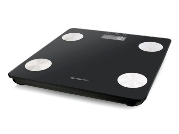 Emerio BR-125479, Sähkövaaka ammattikäyttöön, 180 kg, musta, kg, LCD, Akku