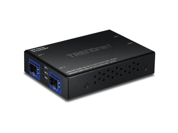 Trendnet TFC-G22SFP, Hallitsematon, Gigabit Ethernet (10/100/1000), Täysin kaksipuolinen