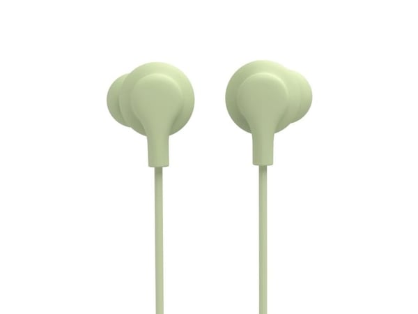 Hama Curly, Koblet med ledninger (ikke trådløs), Samtaler/musikk, 20 - 20000 Hz, 16 g, Hodesett, Lysegrønn