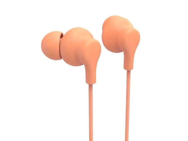 Hama Curly, Koblet med ledninger (ikke trådløs), Samtaler/musikk, 20 - 20000 Hz, 16 g, Hodesett, Oransje