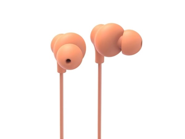 Hama Curly, Koblet med ledninger (ikke trådløs), Samtaler/musikk, 20 - 20000 Hz, 16 g, Hodesett, Oransje