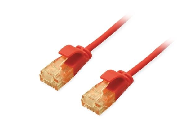 Equip 626203, 1 m, Cat6a, U/UTP (UTP), RJ-45, RJ-45, Rød