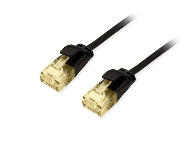 Equip 626901, 0,25 m, Cat6a, U/UTP (UTP), RJ-45, RJ-45, Sort