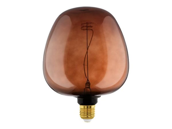 Eglo - LED-filamentlyspære - form: G190 - E27 - 4 W (ekvivalent 6 W) - varmt hvitt lys - 2000 K