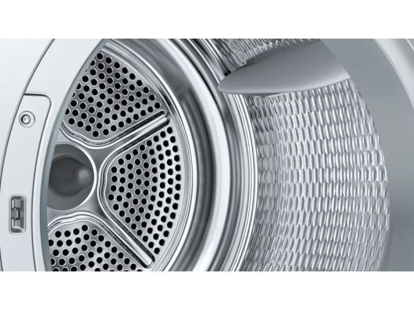 Siemens iQ300 WT45HVA4, Frittstående, Frontmatet, Kondensasjon, Hvit, Rotasjon, Berøringskontroll, Riktig/Høyre