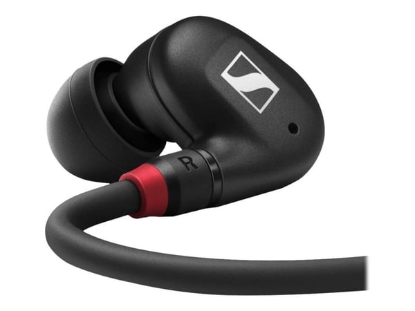 Sennheiser IE 100 PRO - Ørepropper - i øret - over-øret-montering - kablet - 3,5 mm jakk - lydisolerende - svart