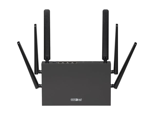 Edimax Pro 5G-8649AX - Trådløs ruter - WWAN 3-portssvitsj - Wi-Fi 6 - Dobbeltbånd - 4G, 5G - veggmonterbar