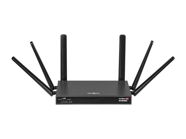 Edimax Pro 5G-8649AX - Trådløs ruter - WWAN 3-portssvitsj - Wi-Fi 6 - Dobbeltbånd - 4G, 5G - veggmonterbar