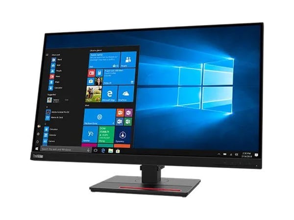 Lenovo ThinkVision T27q-20 - LED-skjerm - 27" - 2560 x 1440 QHD @ 60 Hz - IPS - 350 cd/m² - 1000:1 - 4 ms - HDMI, DisplayPort - ravnsort - for Thin...