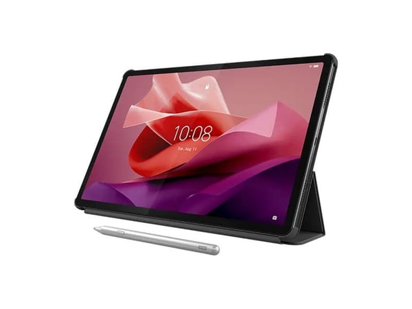 Lenovo - Lommebok for nettbrett - polyuretan - stormgrå - for Tab P12 ZACH, ZACL, ZG38