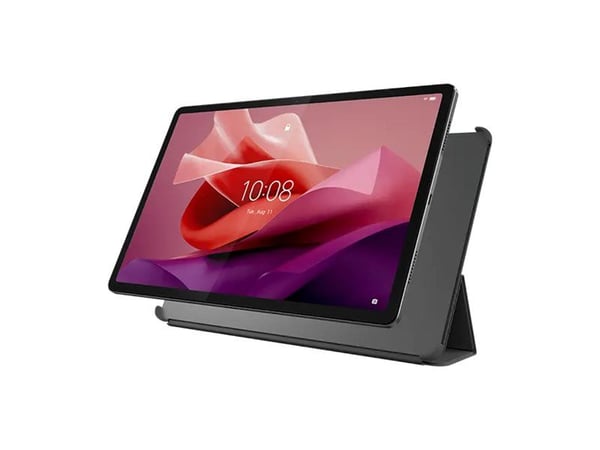Lenovo - Lommebok for nettbrett - polyuretan - stormgrå - for Tab P12 ZACH, ZACL, ZG38