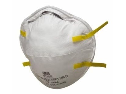 3M 8710-PT, Valkoinen, Fleece, 1 kpl