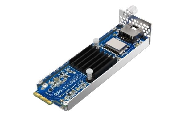 QNAP QXG-ES10G1T - Utvidelsesmodul - PCIe 3.0 x4 - 100M/1G/2.5G/5G/10 Gigabit Ethernet x 1