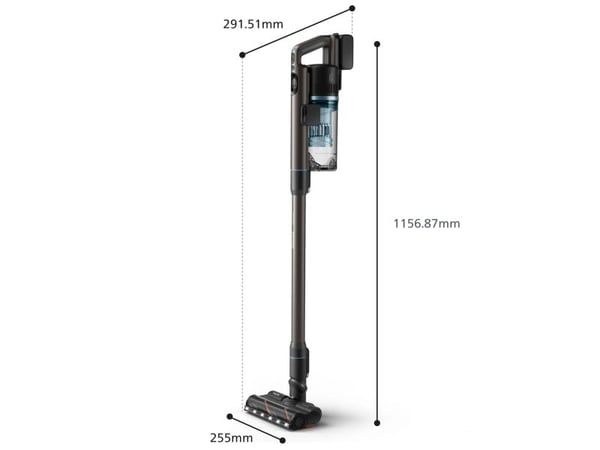 Philips SpeedPro Max trådløs VC 7000 Series Aqua, 2-i-1 stavstøvsuger, Uten pose, Blå, 0,6 l, Tørr & våt, Syklonisk/filtrering
