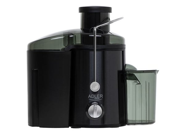 Adler AD 4132, Juicesentrifuge, Sort, Rustfritt stål, 1,5 l, 0,45 l, 6,5 cm, 1,05 m