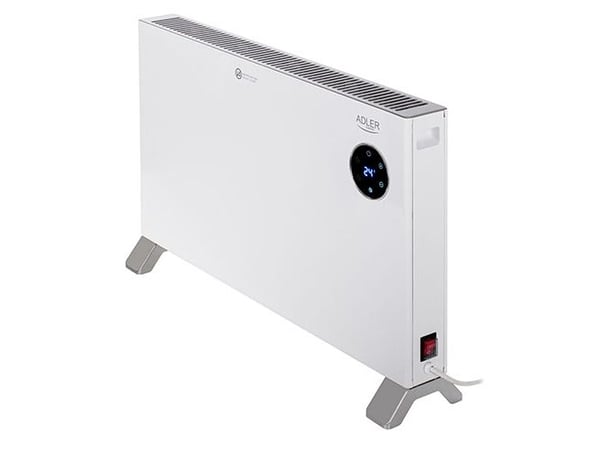 Adler AD 7752, Viftedrevet elektrisk romvarmer, 24 timer, 1,45 m, IPX24, Innendørs, Gulv