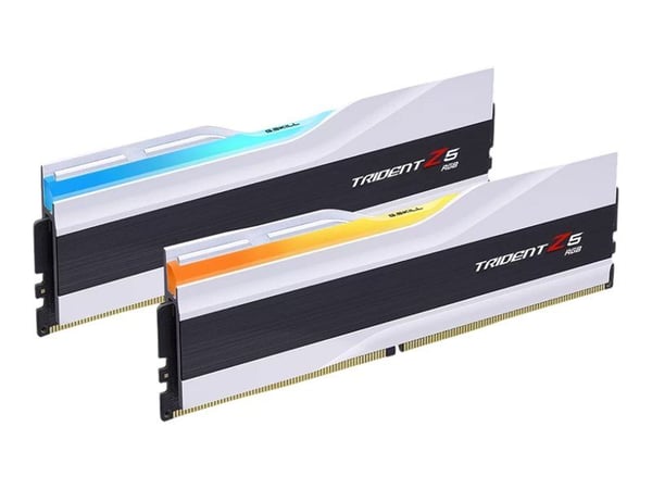 G.Skill Trident Z5 RGB - DDR5 - sats - 48 GB: 2 x 24 GB - DIMM 288-pin - 8000 MT/s / PC5-64000 - CL40 - 1.35 V - ej buffrad - on-die ECC - matt vit
