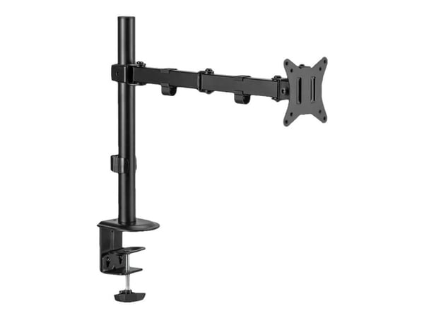 LC Power LC-EQE-A32B - Monteringssett (leddarm) - for LCD-skjerm - metall, plastikk - svart - skjermstørrelse: 17"-32" - skrivebordsmonterbar