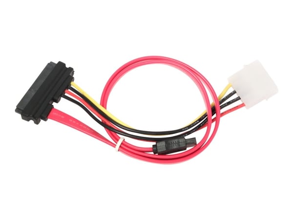 Gembird - SATA-kabel - Serial ATA 150/300/600 - SATA-kombo (hunn) til 4-pin intern strøm, SATA - 35 cm